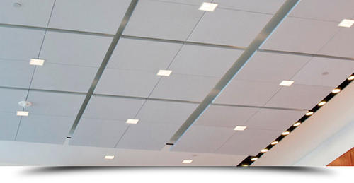 acoustic ceiling and tiles